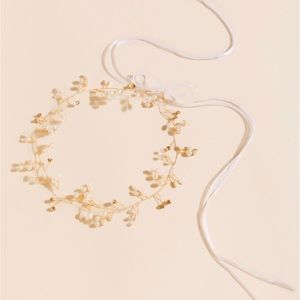 Women's Charlotte Floral Wreath Pearl Filigree Headband